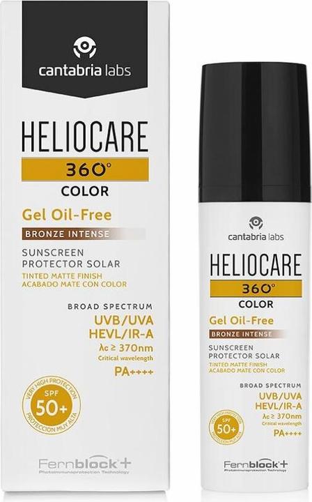 Produktbild Cantabria Labs 360 Gel Ölfrei Bronze Intensiv Spf50 50ml (Sonnencreme, SPF 50, 50 ml)