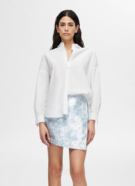 Produktbild Selected Femme Geblümter Jacquard Minirock (34)