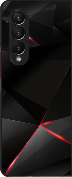 Actual product image PhoneLook Coque Black Red Lines (Samsung Galaxy Z Fold4)