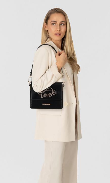 Actual product image Love Moschino Script Schultertasche 19 cm