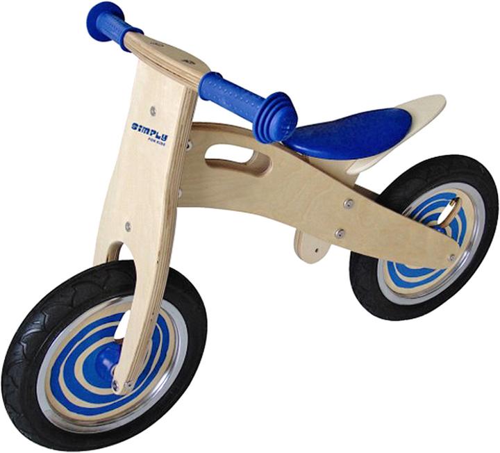 Immagine prodotto Playwood Balance Bike semplice in legno - blu