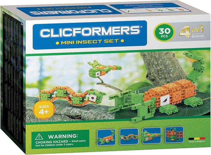 Clicformers Mini Bugs Set 4in1