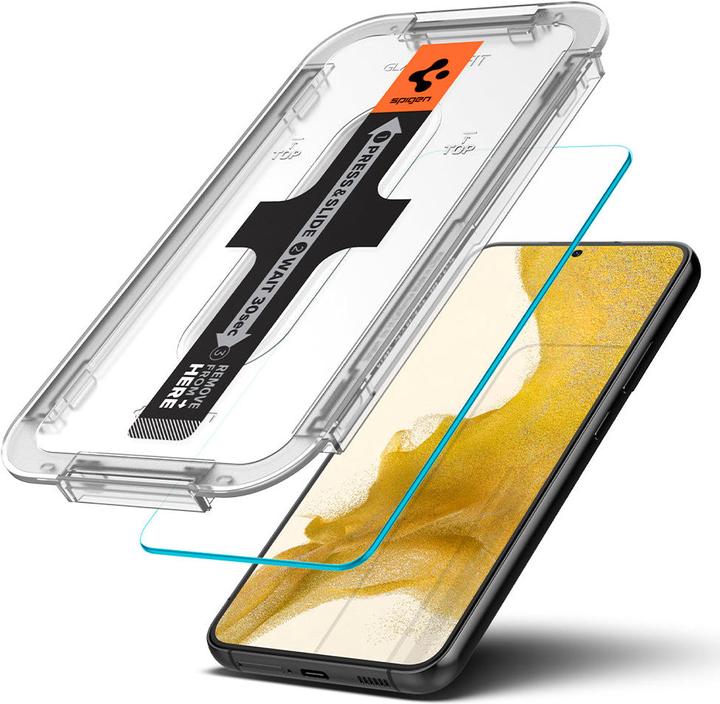 Image du produit Spigen Verre Trempé Glass.Tr Ez Fit 2-Pack Galaxy S22+ Plus (1 pièce(s), Samsung Galaxy S21)