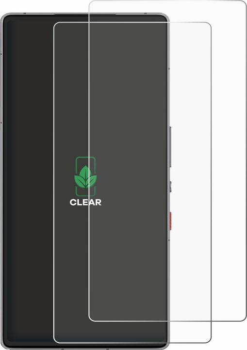 Image du produit ScreenLeaf Film de protection d'écran, Protection d'écran Écologique, Clear, Anti-Rayures (2 pièce(s), Nubia Red Magic)
