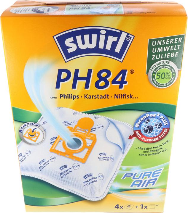 Actual product image Swirl Vacuum Cleaner Bag PH84 MicroPor Plus for Philips, Karstadt and Nilfisk Vacuum Cleaners
