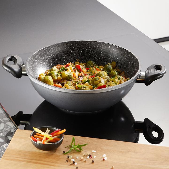 Image du produit Stoneline Wok (28 cm, Wok, Fonte d'aluminium)