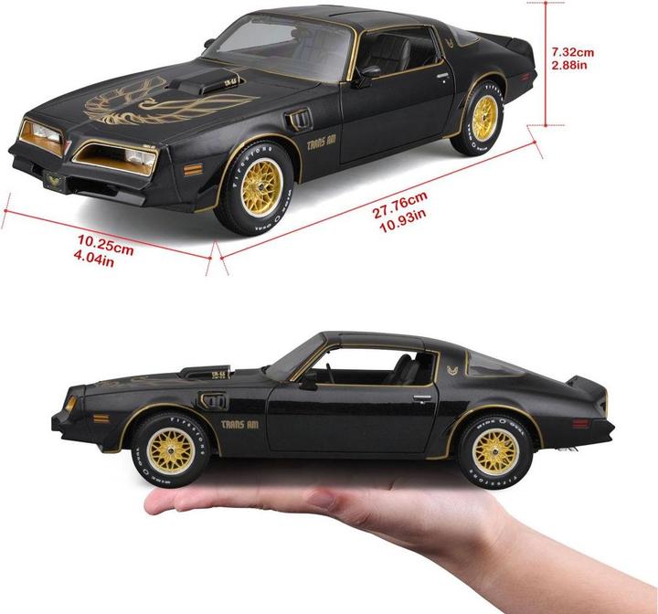 Produktbild Maisto Pontiac Firebird Trans Am 1978 1/18 schwarz