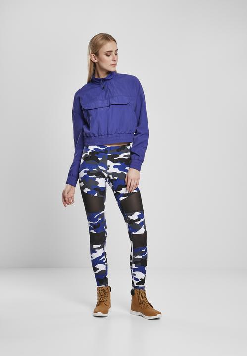 Image du produit Urban Classics Ladies Cropped Crinkle Nylon Pull Over Jacket (XS)