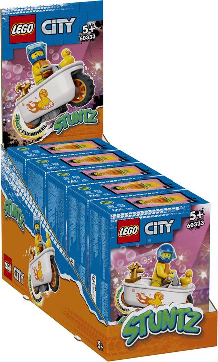 Actual product image LEGO Bathtub stunt bike (60333, LEGO City)