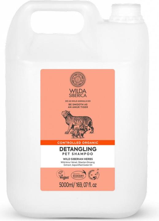 Wilda Siberica shampooing DETANGLING, 5 l (5000 ml, Liquid shampoo)