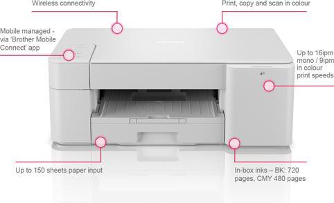 Image du produit Brother DCP-J1200W (Encre, Couleur)