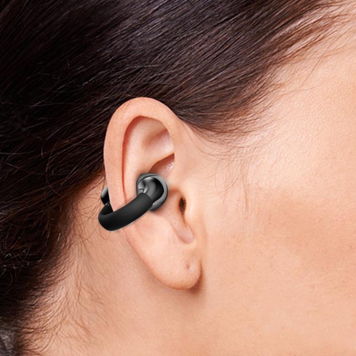 Produktbild 4smarts Open-Ear-Kopfhörer SkyBuds Clip Grau, Detailfarbe: Grau (ANC, 28 h, Kabellos)