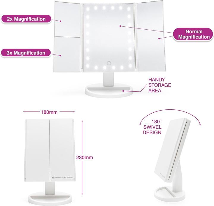 Actual product image Rio Cosmetic mirror