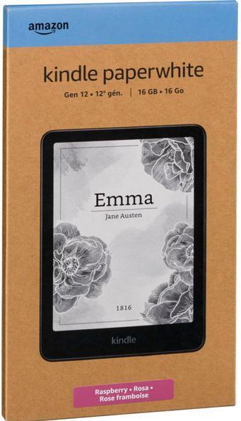 Actual product image Amazon Kindle Paperwhite (7", 16 GB, Raspberry)