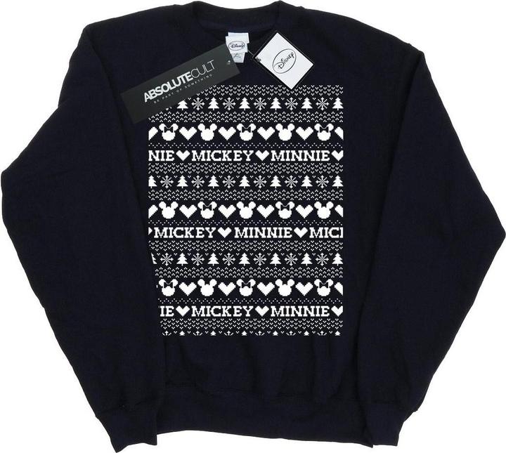 Immagine prodotto Disney Mickey And Minnie Christmas Fair Isle Felpa Ragazze (128)