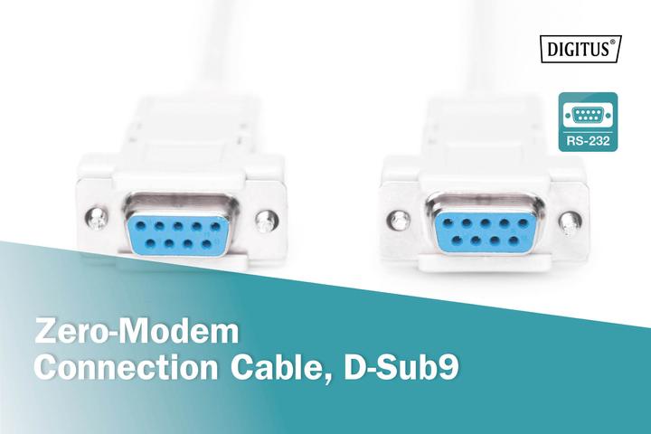Produktbild Digitus Null-Modem Anschlusskabel (1.80 m, VGA)