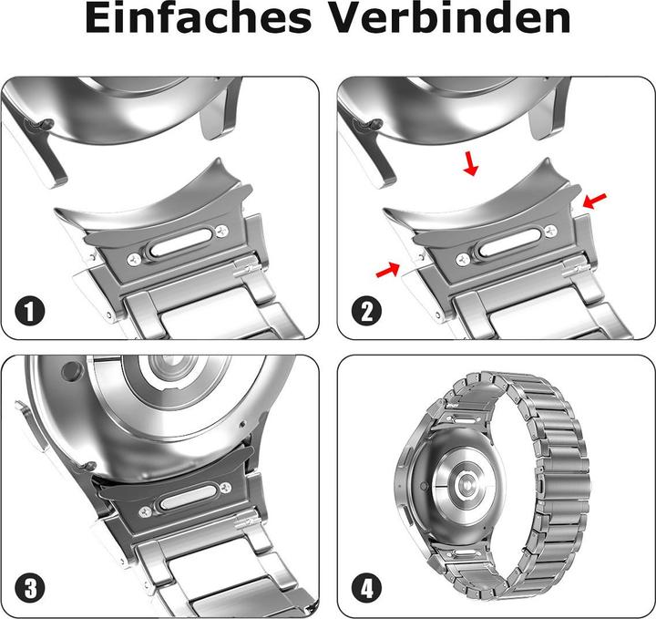 Actual product image Pedea Titanium watch strap (20 mm, Titanium)