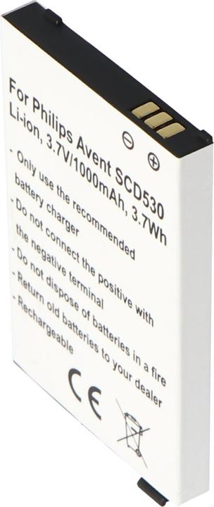 Actual product image Philips Avent Battery Avent SCD530 Li-Ion battery BYD006649, BYD001743
