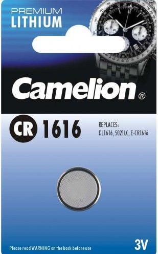 Immagine prodotto Camelion 13001161 Pile a bottone al litio 3 Volt CR1616/ 1 pezzo (1 pz., CR1616, 50 mAh)