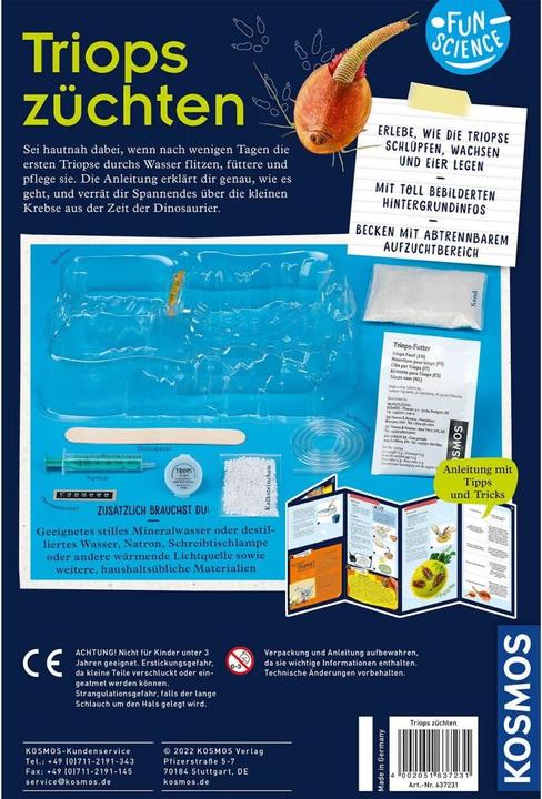 Produktbild Kosmos Fun Science -Triops züchten
