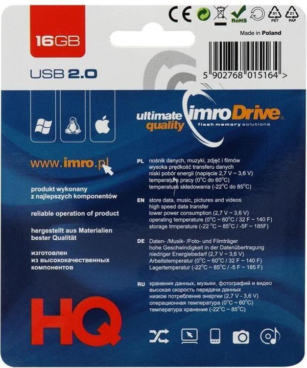 Actual product image IMRO BLACK/16G USB USB flash drive 16 GB USB Type-A/Lightning 2.0 - 16 GB (16 GB, USB 2.0)