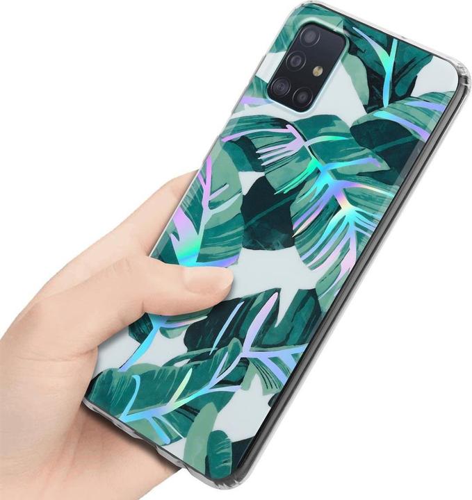 Actual product image Cadorabo IMD TPU Colorful Flowers & Leaves Cover (Samsung Galaxy M40s)