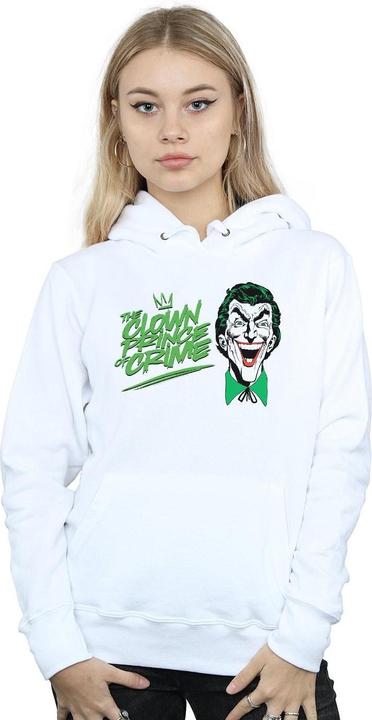Actual product image Womens/Ladies Batman Joker The Clown Prince Of Crime Hoodie (XXL)