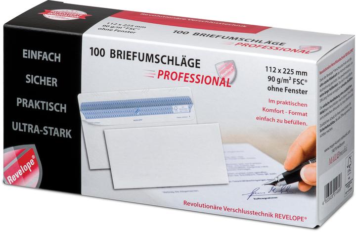 Produktbild Magni 30051789 Briefumschlag REVELOPE, 112 x 225 mm, ohne Fenster (100 x)