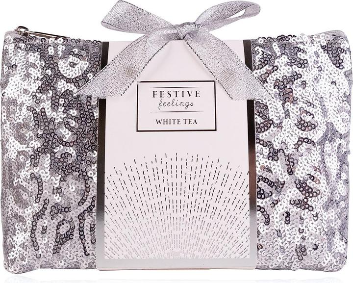 Accentra Geschenkset FESTIVE FEELINGS in Kosmetiktasche, Duft: White Tea