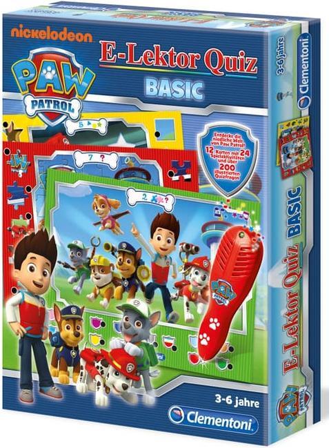 Produktbild Clementoni E-Lektor Quiz Basic Paw Patrol (Deutsch)