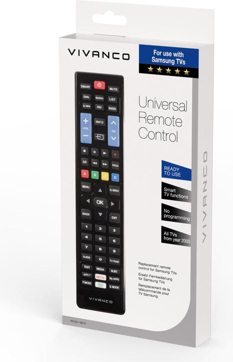 Actual product image Vivanco Rr 220 (Device-specific remote control, Infrared)