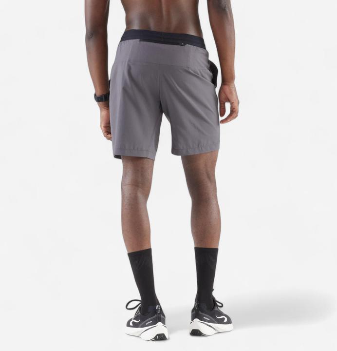 Actual product image Kalenji Short de running respirant Homme - KIPRUN Run 500 Dry Gris (XXL)