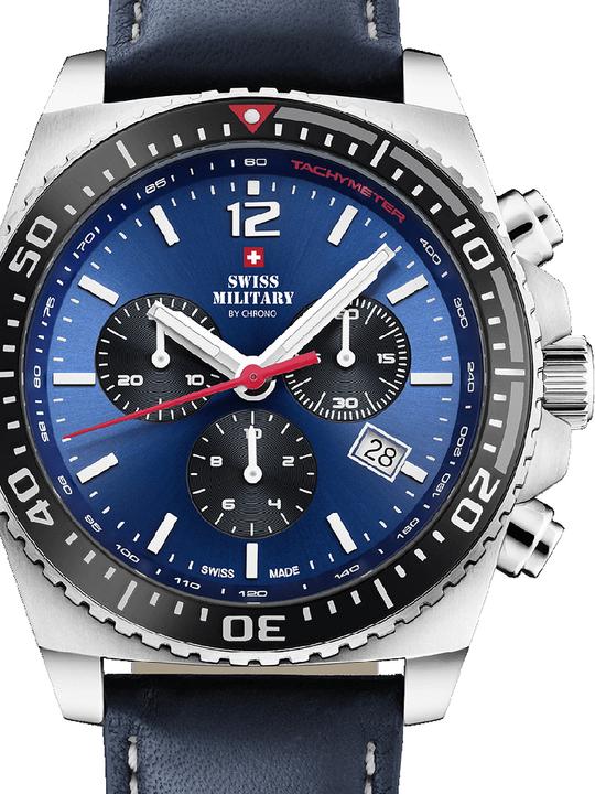 Actual product image Swiss Military SM34093.04 Sport Chronograph 45mm 10ATM (Sports watch, 45 mm)