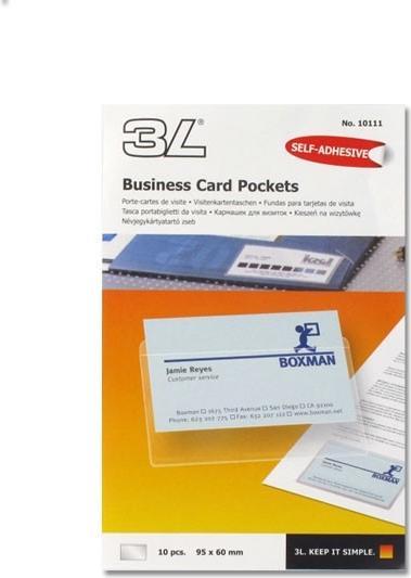 Image du produit Pochettes pour cartes de visite (6 x 9,5 cm)