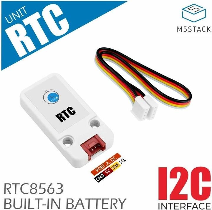 Immagine prodotto M5Stack RTC Unità di orologio in tempo reale HYM8563