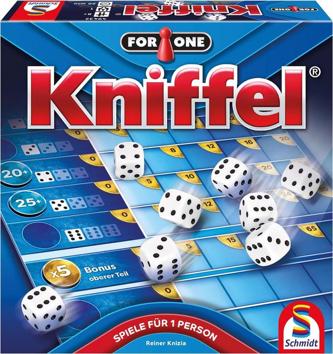 Schmidt Spiele For One Kniffel (d) (German)