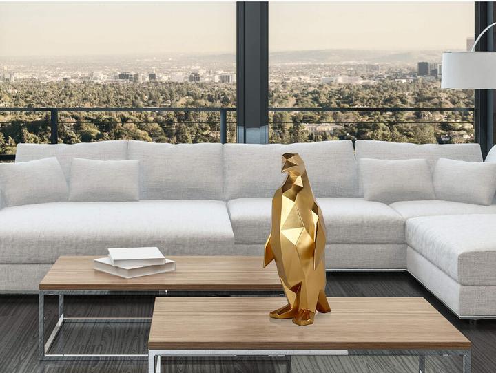 Image du produit Sculpture design Pingouin 50 cm - Or