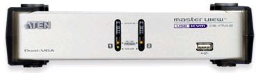 Actual product image Aten CS1742, 2-Port USB Hub KVM Switch with VGA Dual-View