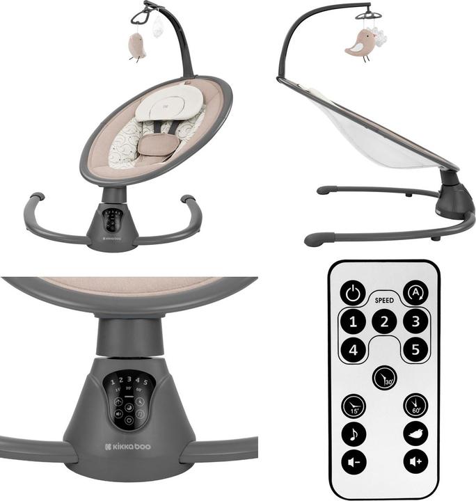 Produktbild Kikkaboo elektrische Babywippe Twiddle