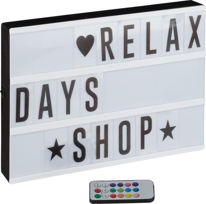 Relaxdays Lightbox