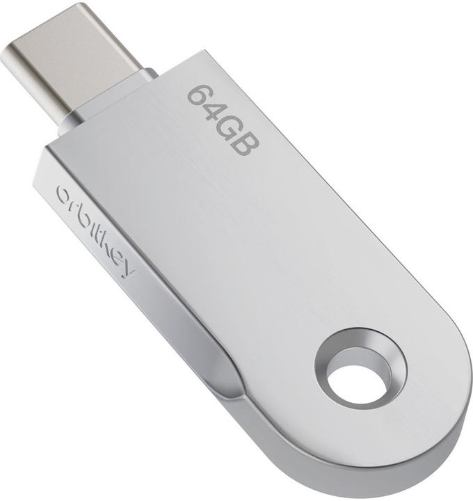 Produktbild Orbitkey USB-C keyring flash drive, 64GB (64 GB, USB 3.1)