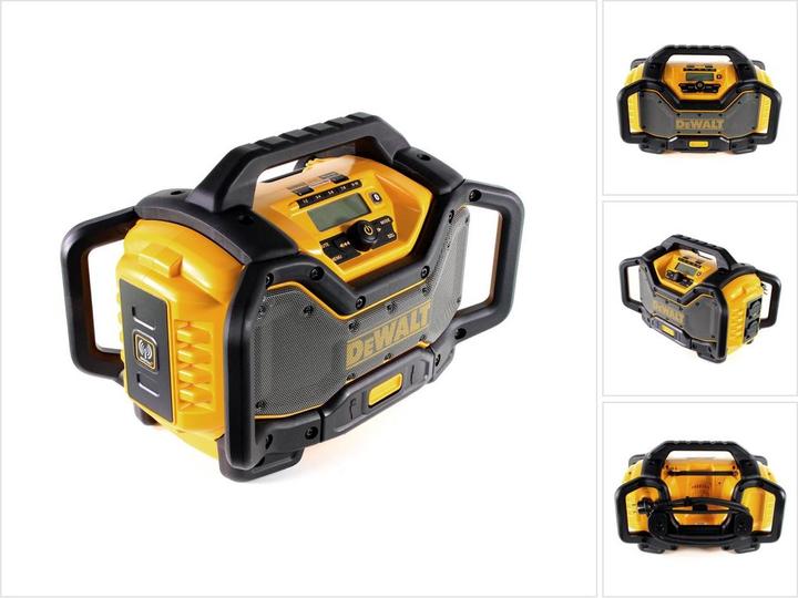 Actual product image DeWalt DCR027QW Rechargeable and mains radio (FM, DAB+, Bluetooth)