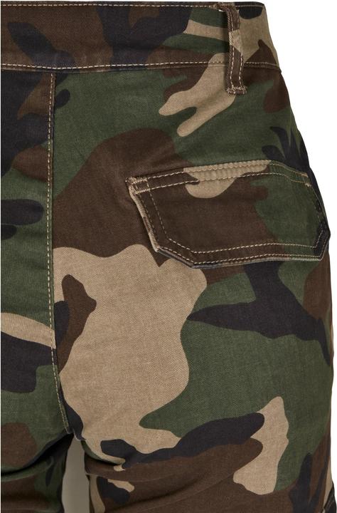 Actual product image Urban Classics Ladies High Waist Camo Cargo Pants (30)