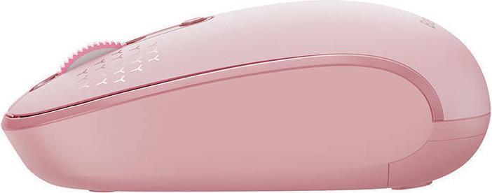 Actual product image Baseus Wireless Mouse F01B Tri-Mode 2.4 G BT5.0 1600 DPI (pink) (Wireless)