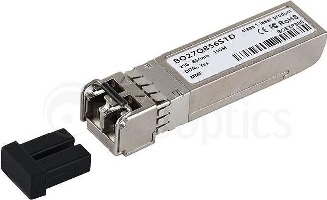 Actual product image BlueOptics Compatible Check Point CPAC-TR-25SR-ADP BO27Q856S1D SFP28 Transceiver, LC-Duplex, 25GBASE-SR, Mult