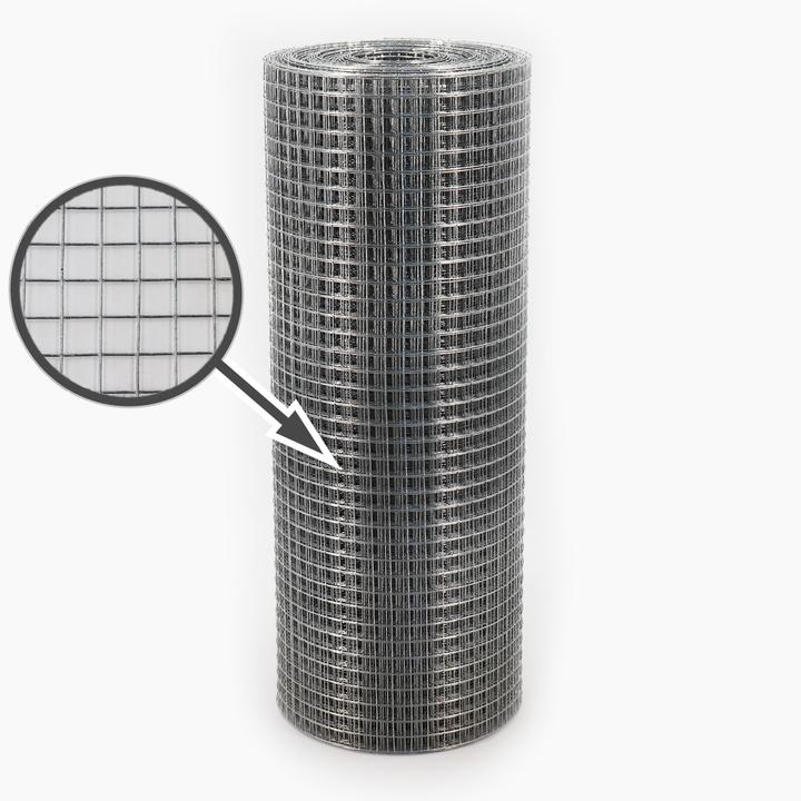 Produktbild Aquagart 135m x 0,5m Volierendraht Drahtgitter Schweissgitter Drahtzaun Feuerverzinkt