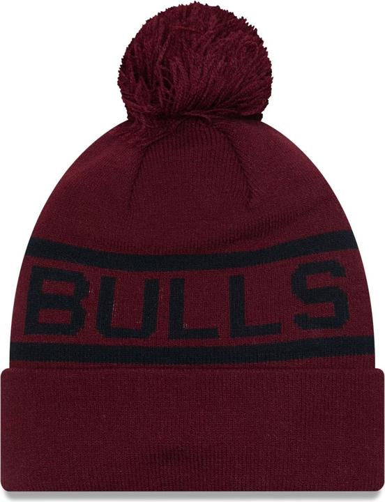 Actual product image New Era Winter Hat Bommel Beanie Chicago Bulls Cardinal
