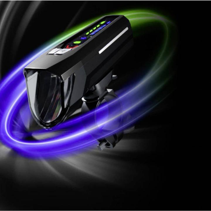 Actual product image Fischer Bicycle headlight LED battery-powered Black