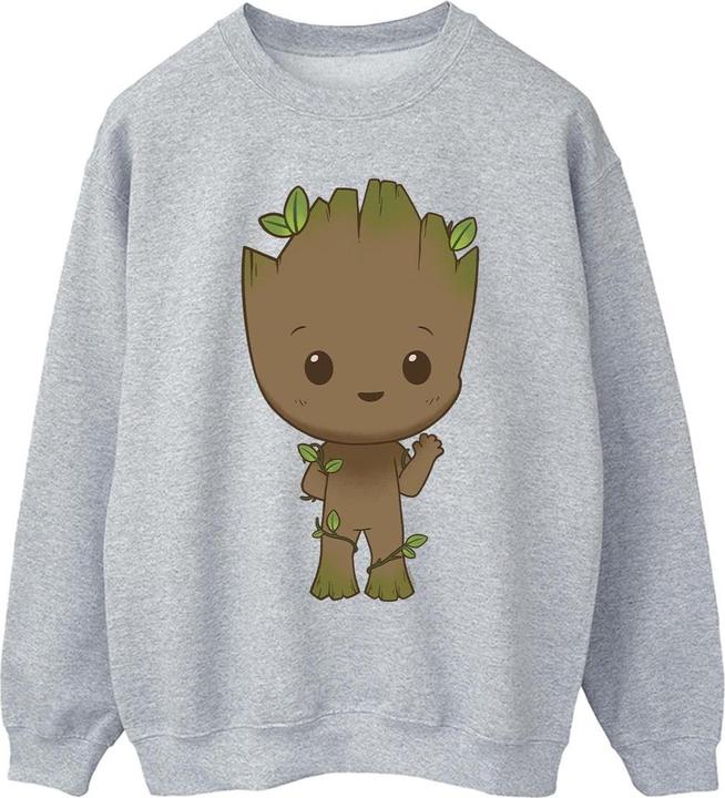 I Am Groot Chibi Wave Pose Sweatshirt (S)