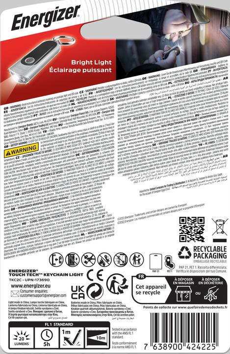 Actual product image Energizer Keychain (6 cm, 20 lm)